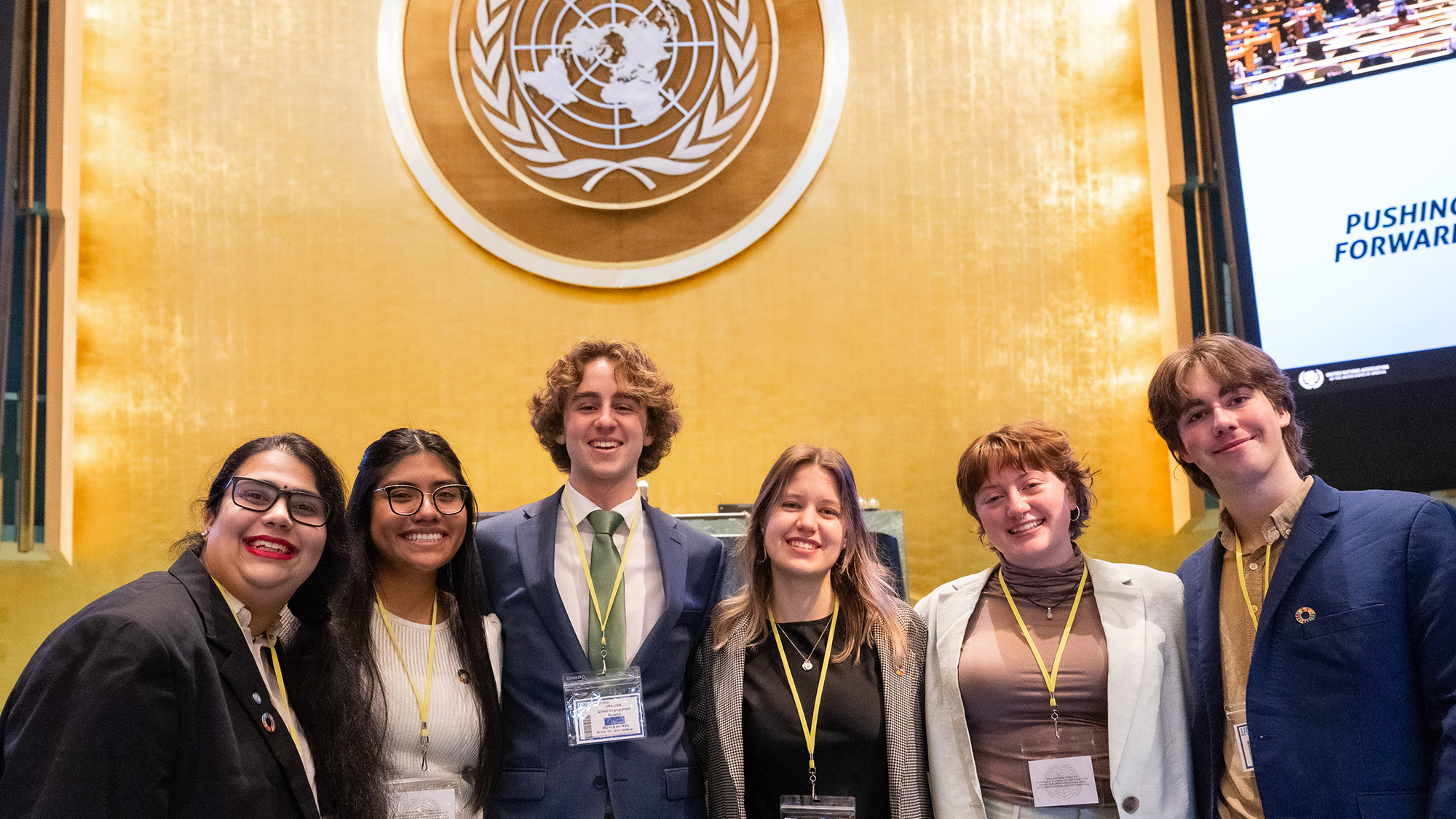 Ramya Krishna-Govardhan and others visiting United Nations Headquarters in New York